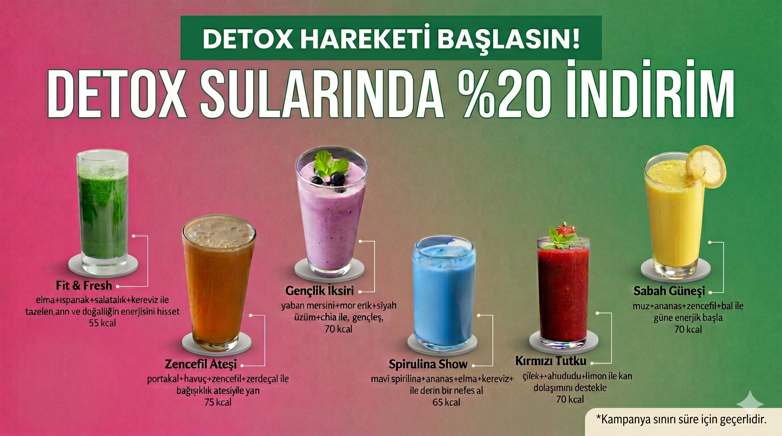 Sağlık ve Lezzet Bir Arada: Sip&Stay Detox Cafe’de Yakalamaç Ayrıcalığı!