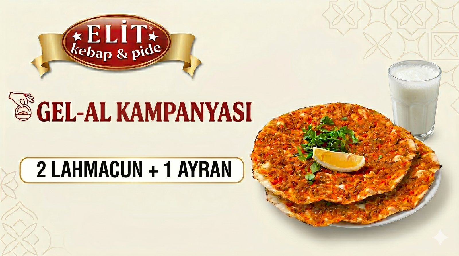 Elit Kebap & Pide’de Yakalamaç Üyeleri Kazançlı Çıkıyor! Bu Menü Sadece 300 TL!