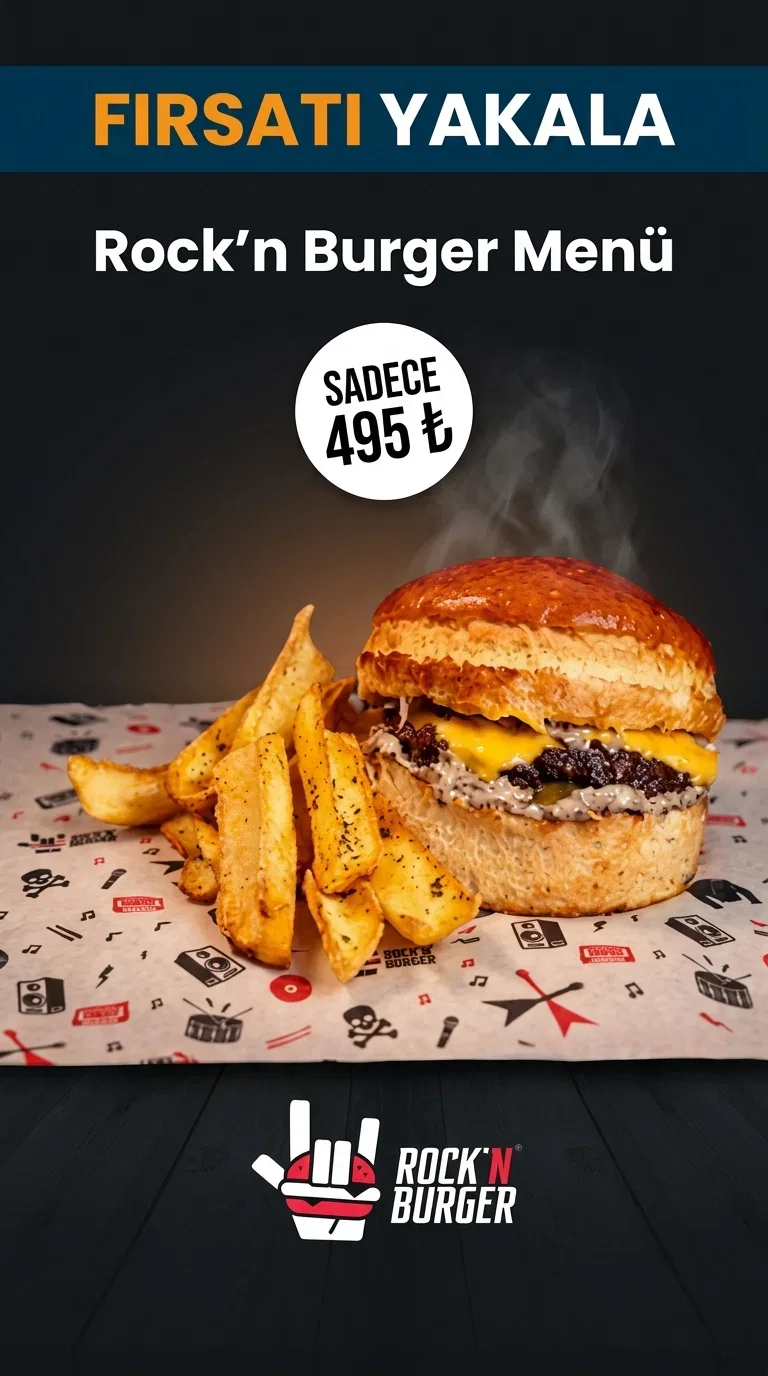 Rock'N Burger Yakalamaç Fırsatı