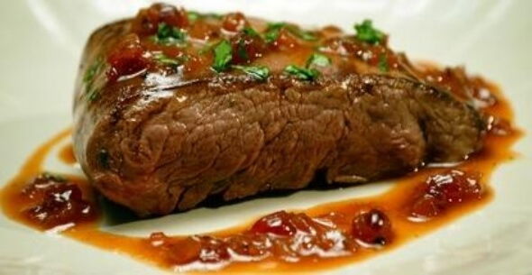 Acı Soslu Sığır Bonfile