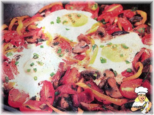 Yumurtalı Sebze Kavurması