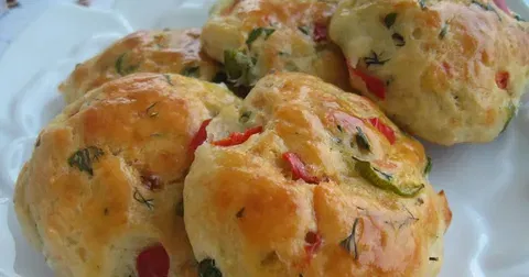 Biberli Çörek Peynirli