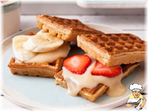 Vanilyalı Waffle
