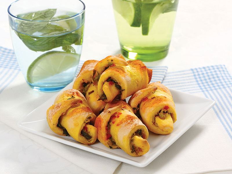 Taze Soğanlı Çörekler