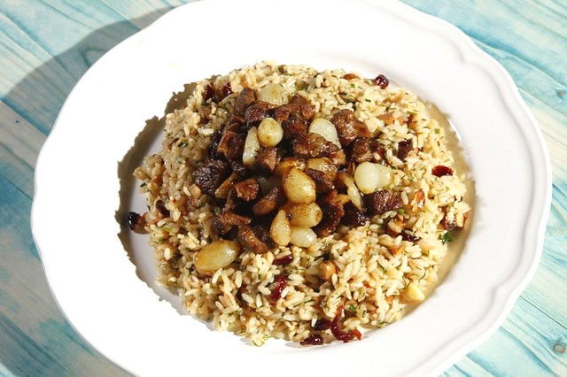 Safranlı İstanbul Pilavı