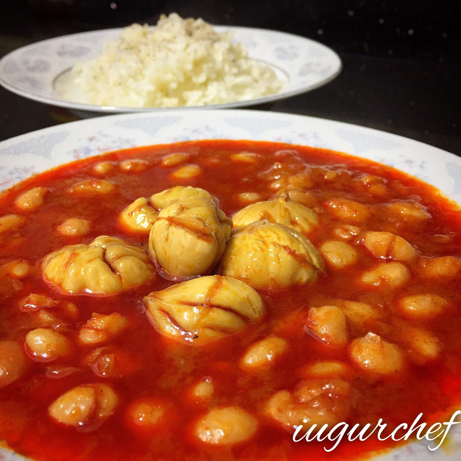 Kestaneli Kuru Fasulye