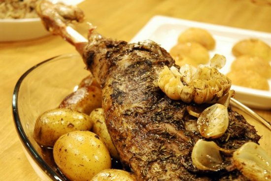 Avcı Usulü Kuzu Bacağı