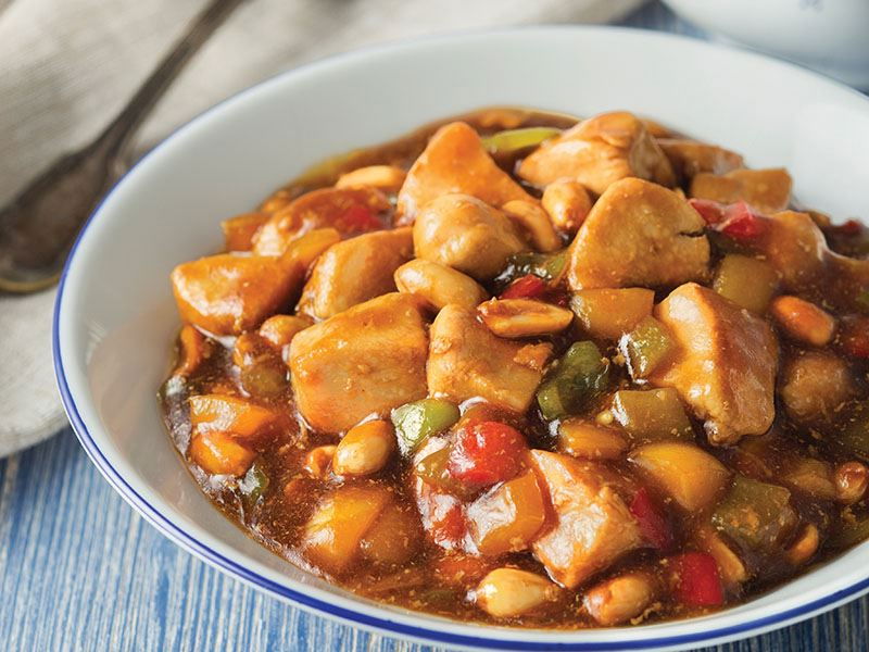 Fıstıklı ve Acılı Tavuk