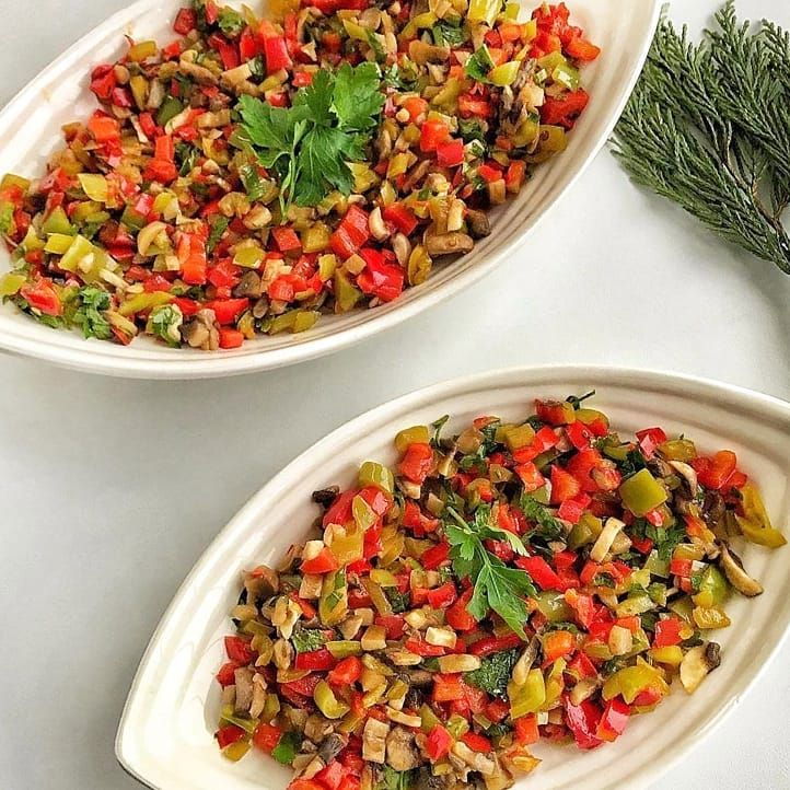 Mantarlı Mercimek Salatası