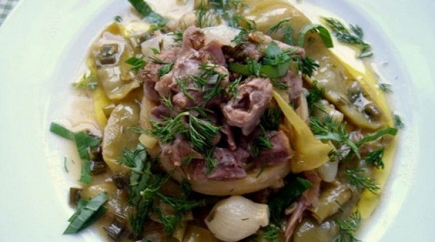 Etli Baklalı Enginar