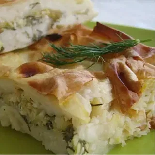 Kabaklı Peynirli Börek