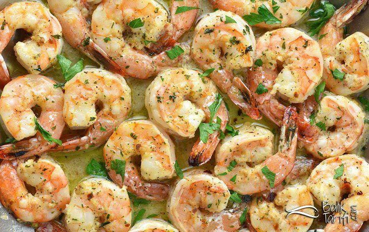 Sarımsak Soslu Karides