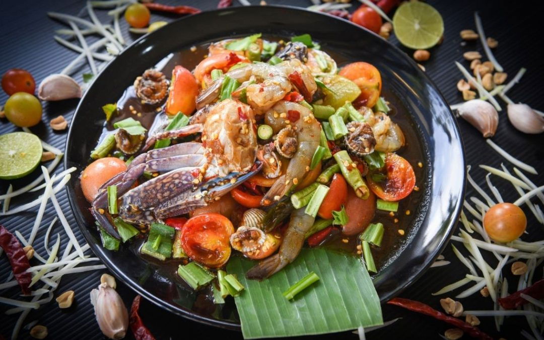 Oryantal Deniz Ürünleri Salatası