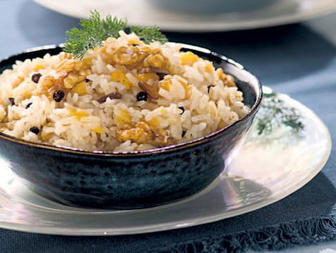 Cevizli Kayısılı Pilav