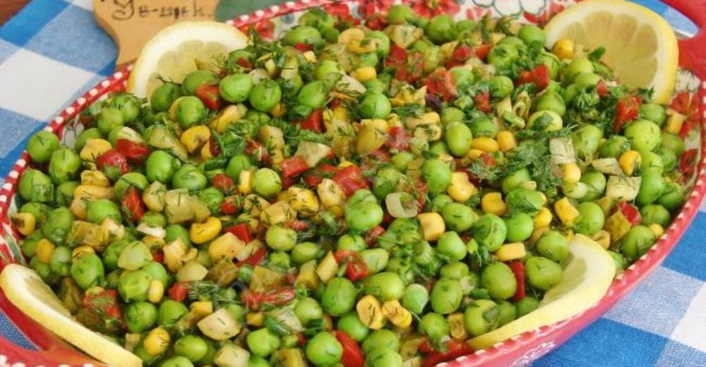 Konserve Bezelye Salatası