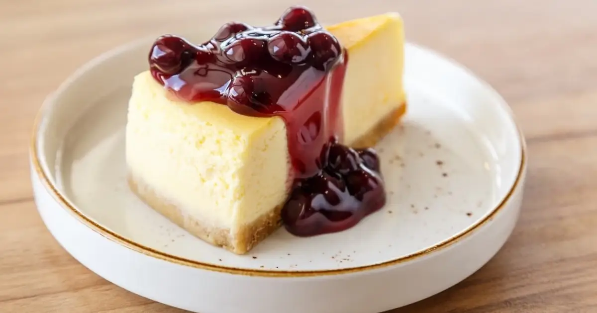 Vişne Soslu Cheesecake