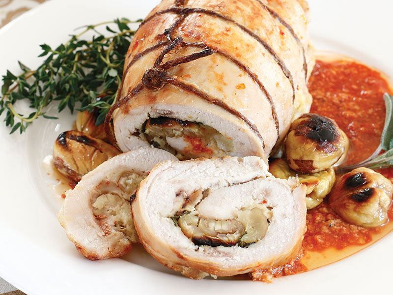 Kestaneli Hindi Göğsü