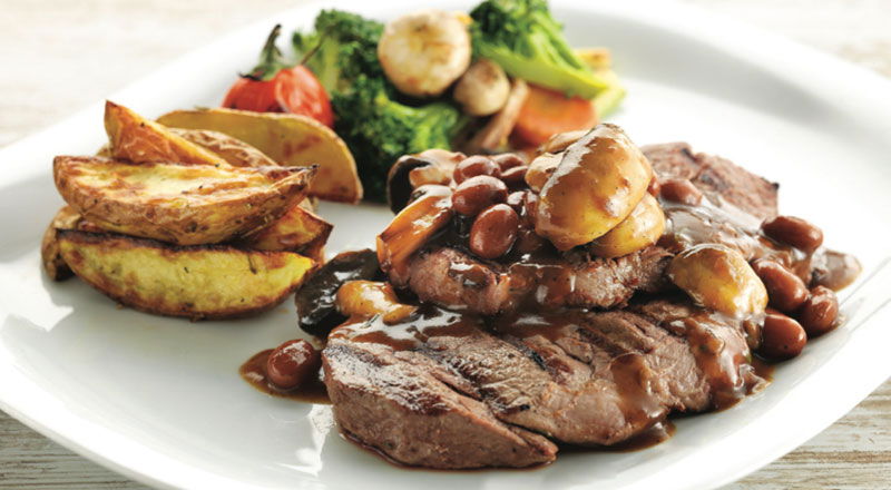 Mantarlı Terbiyeli Biftek