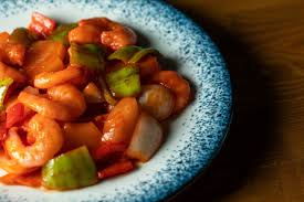 Karides Tatlı Ekşi Soslu