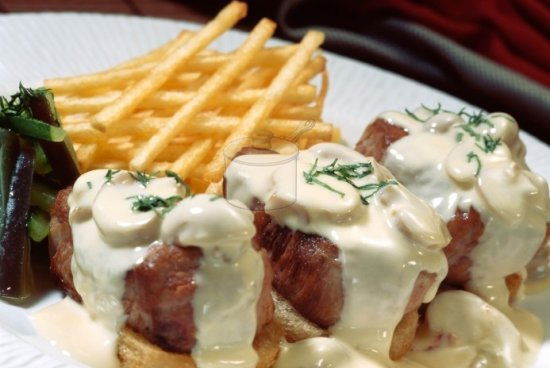 Sebzeli Kremalı Biftek