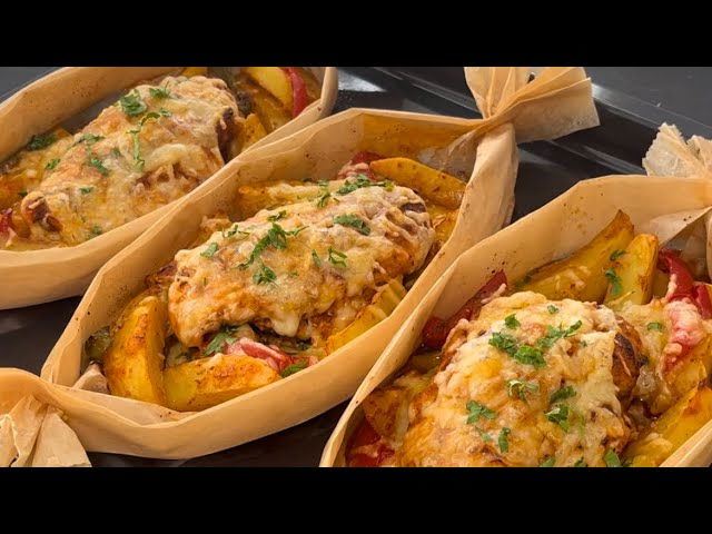 Kağıtta Tavuk Göğsü