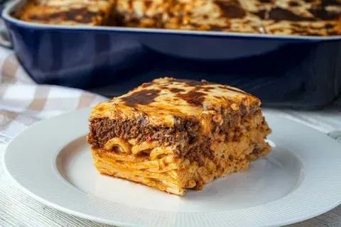 Fırın Makarna (Kıymalı)