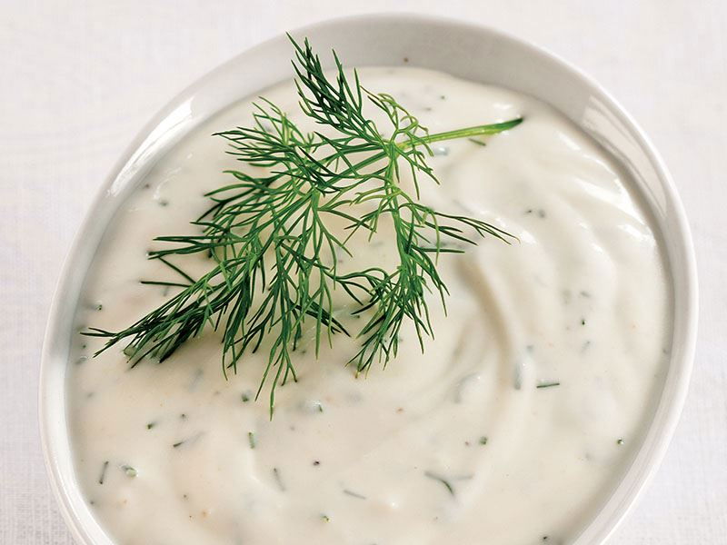 Maydanozlu Yoğurt Sosu