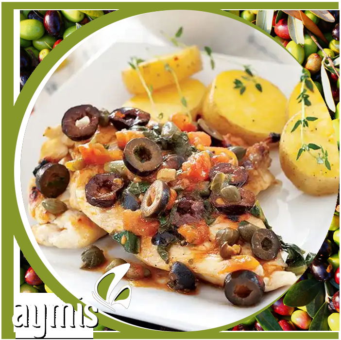 Zeytinli Mantarlı Tavuk