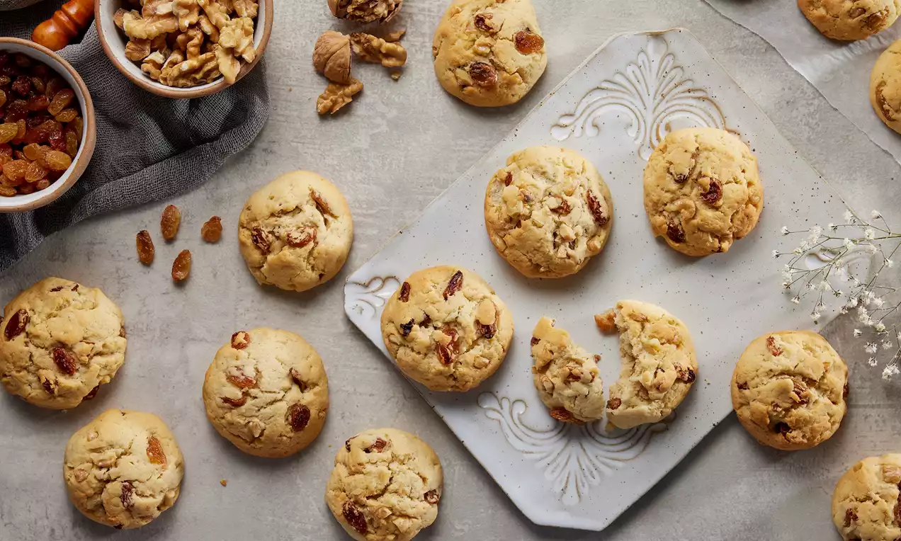 Kuş Üzümlü Kurabiye