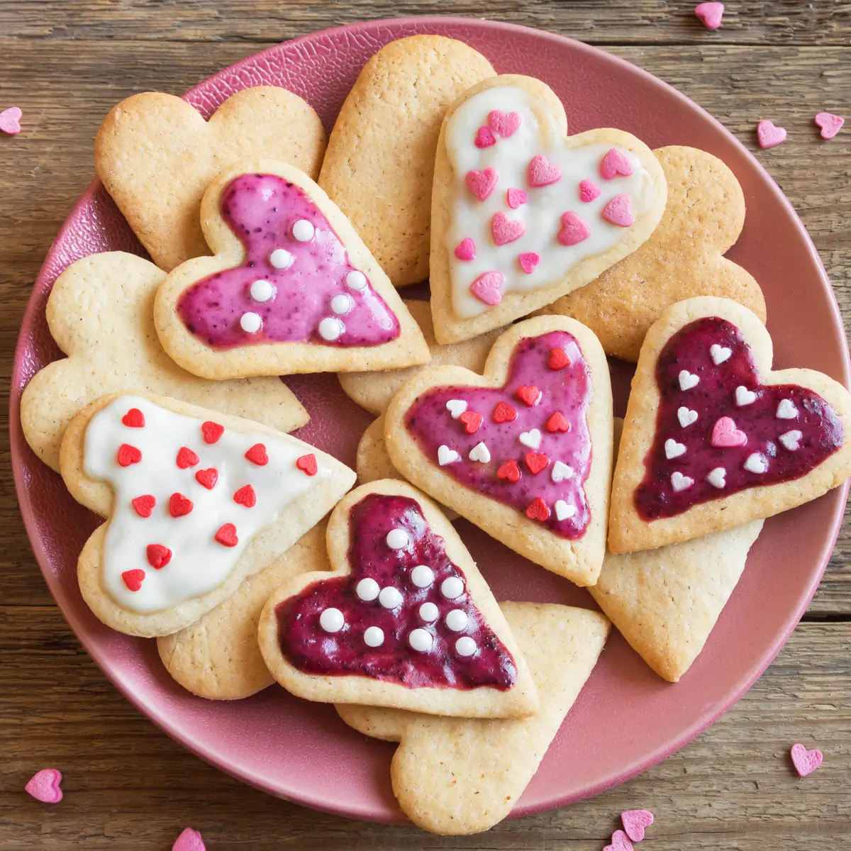 Pembe Kalpli Kurabiye