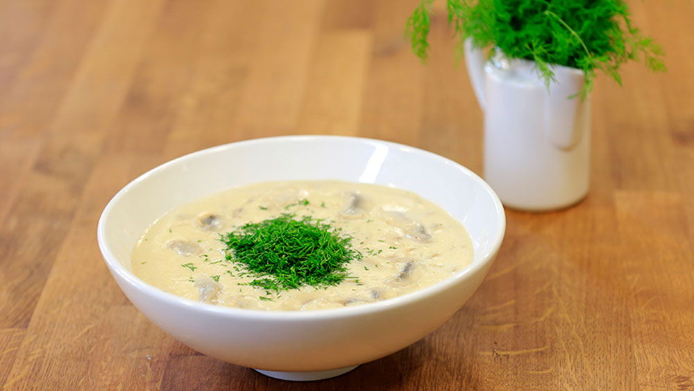 Kremalı Mantar Çorbası