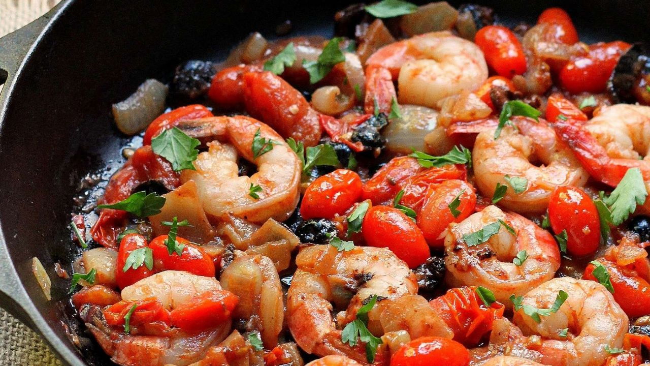 Kalamarlı Karides Güveç