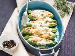 Fırında Peynirli Kabak