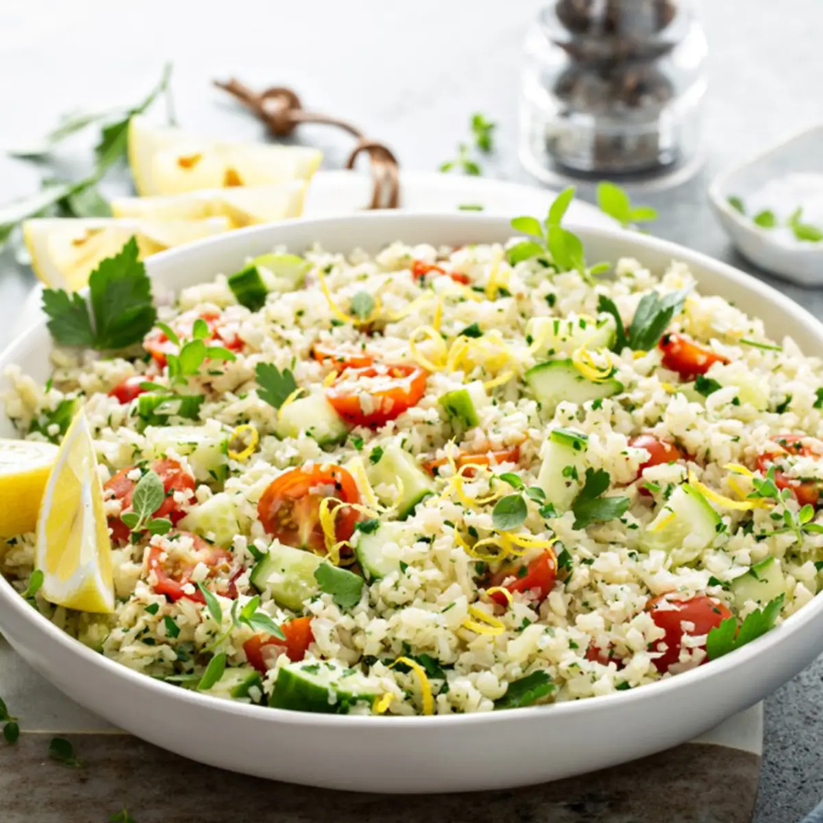 Tahinli Karnabahar Salatası