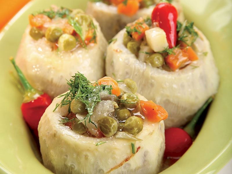 Zeytinyağlı Kereviz Dolması