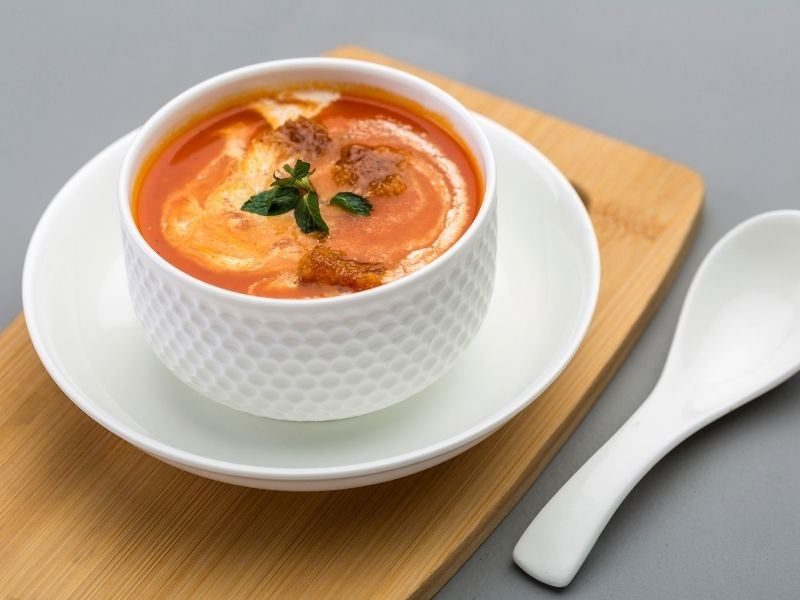 Sütlü Domates Çorbası