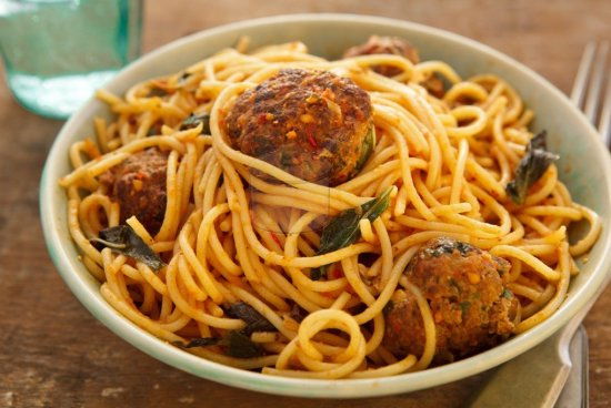 Spagetti ve Et Topları