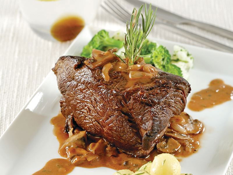 Kırmızı Şarap Soslu Biftek