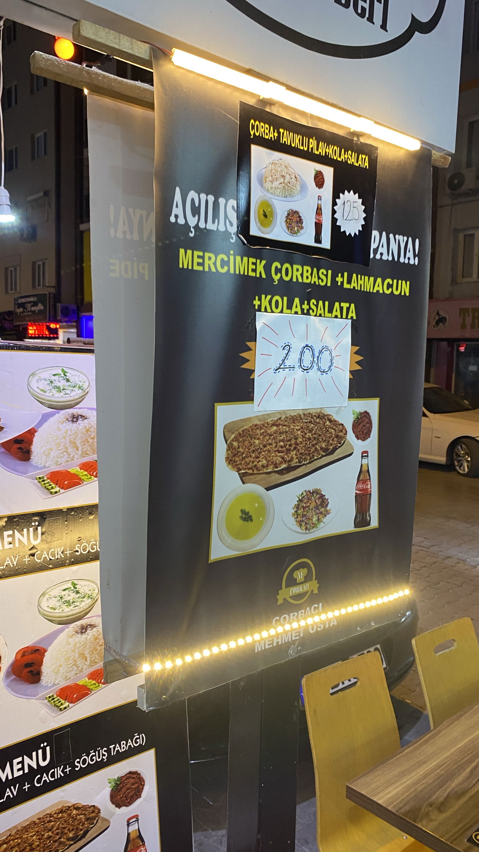 Lahmacun Menü 200₺