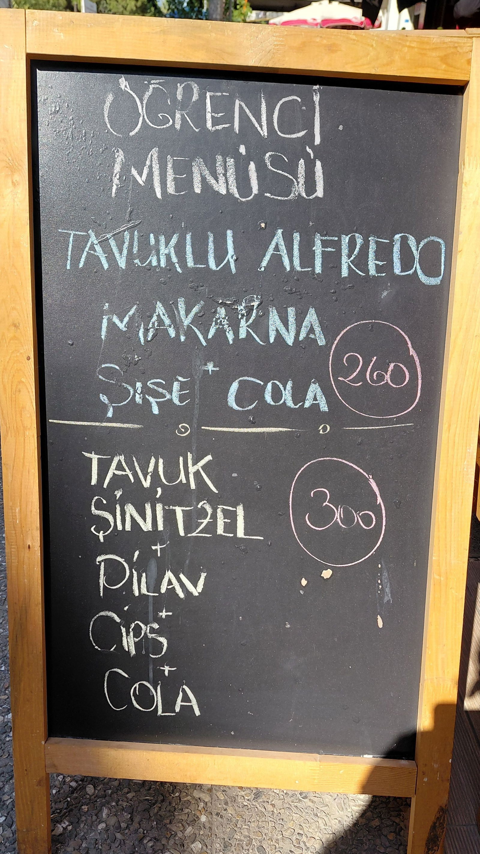 Öğrenci Menüsü