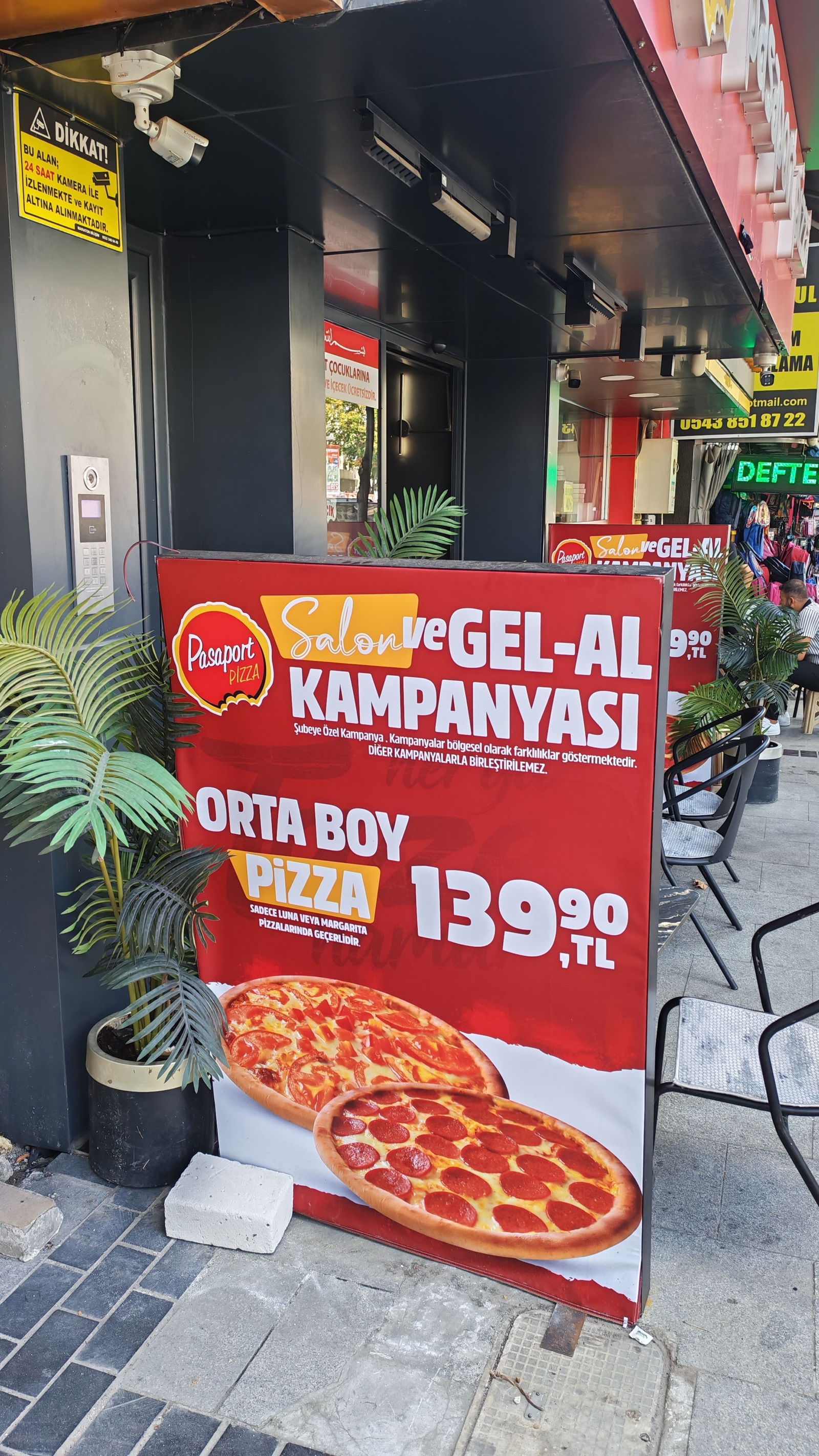 Pasaport Pizza Orta Boy Pizza 139,90TL