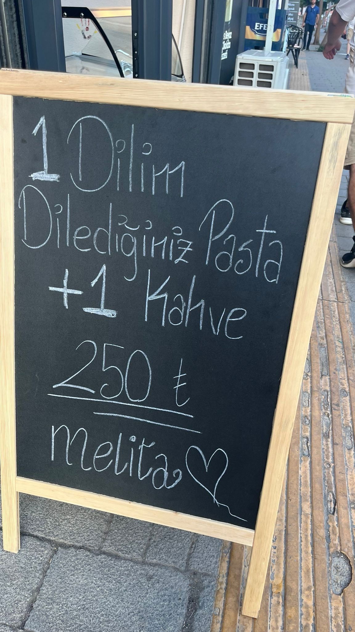 pasta+kahve 250tl