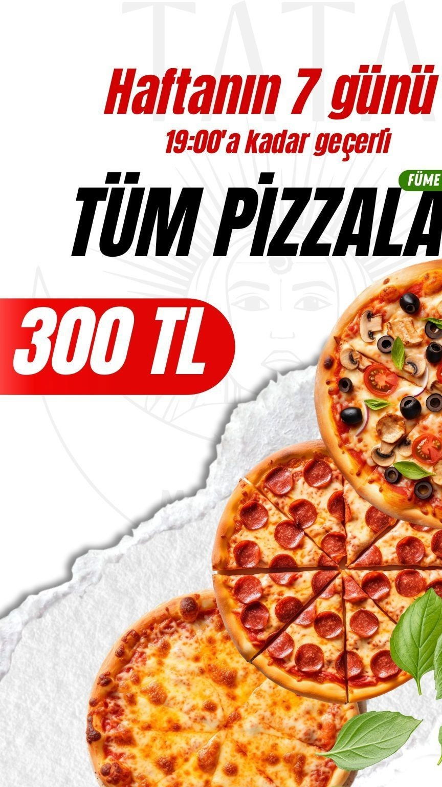 Pizzalar 300 TL