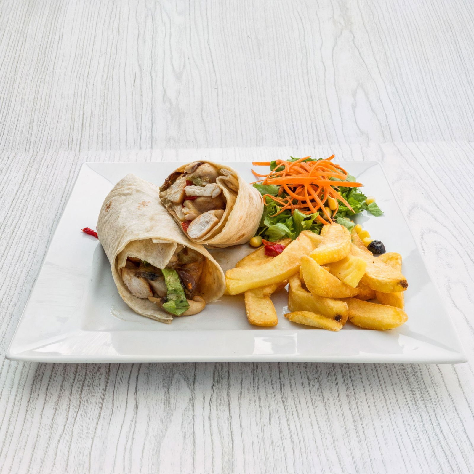 Tavuklu Mantarlı Wrap