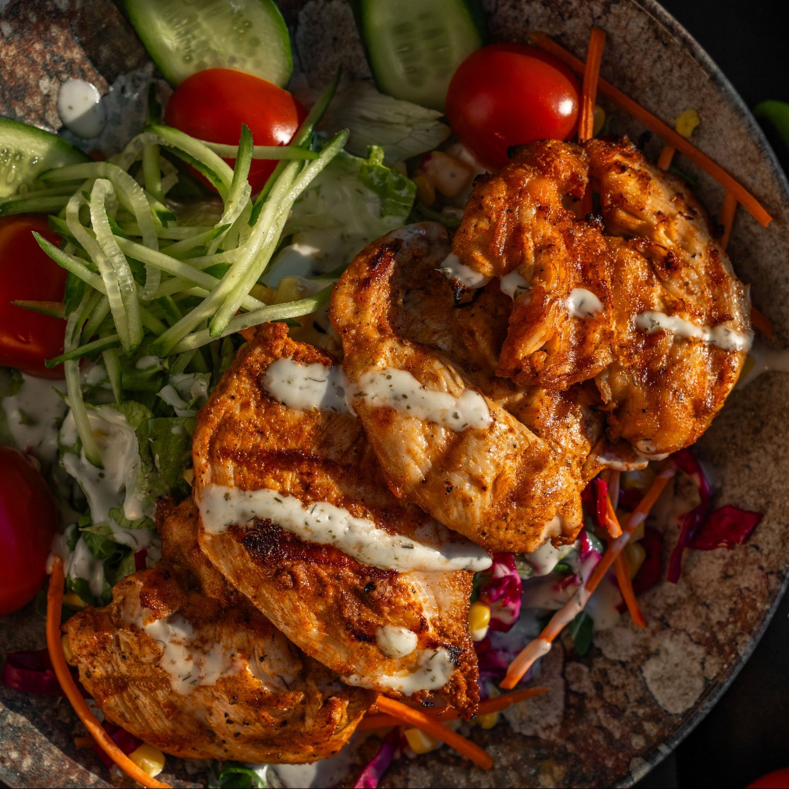 Izgara Tavuk Salata