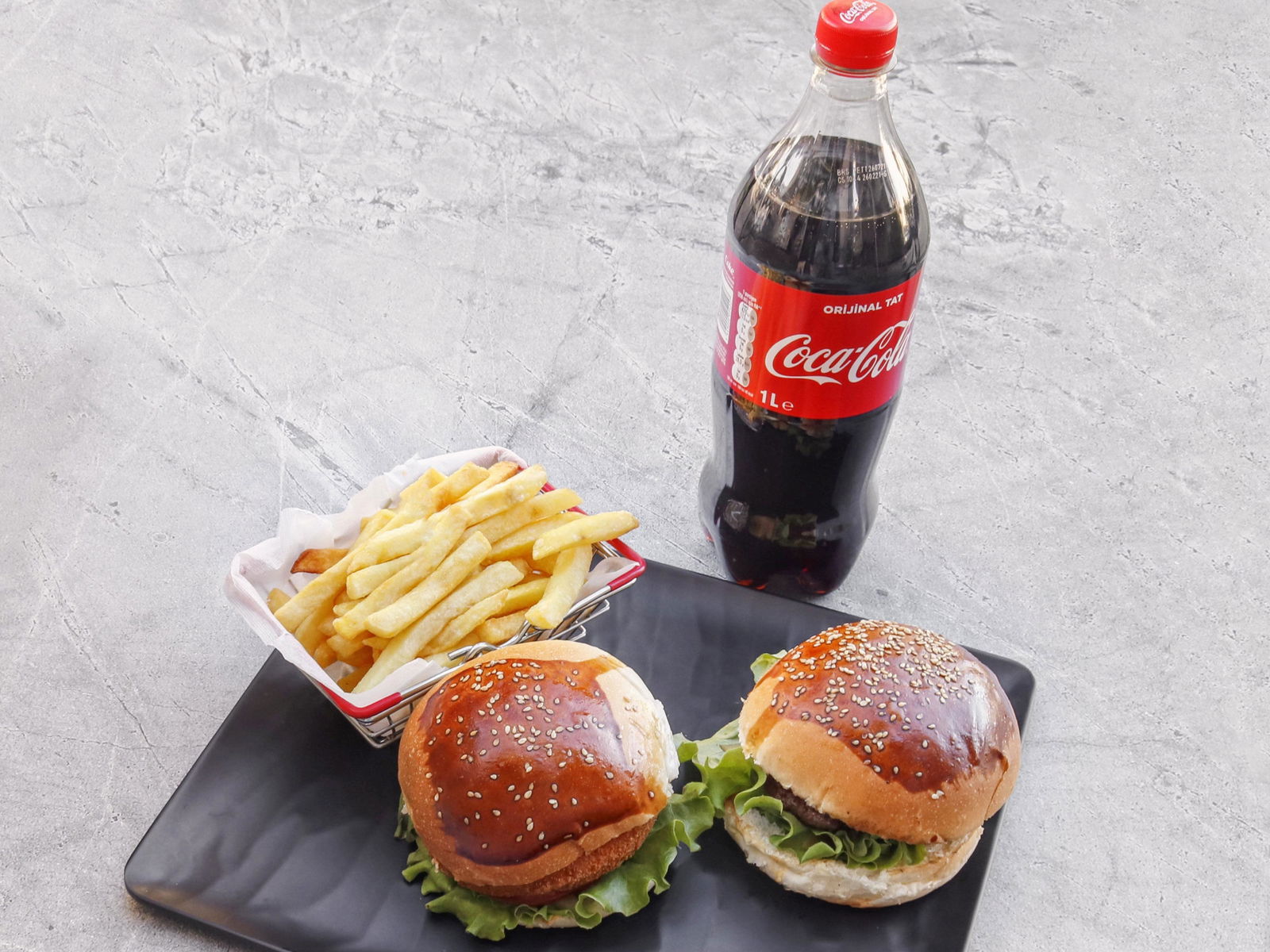 3'lü Hamburger Menü