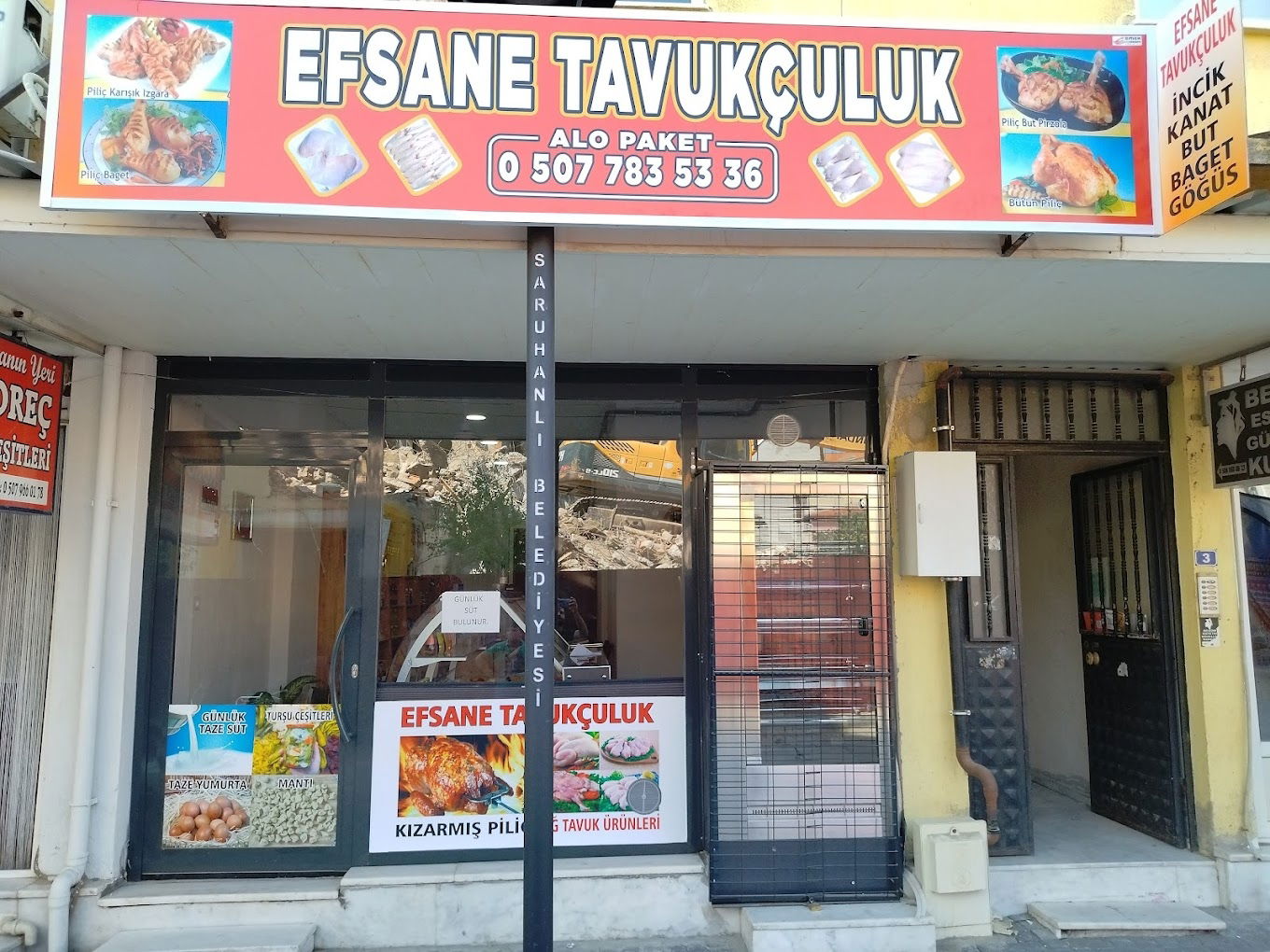 EFSANE TAVUKÇULUK ŞARKÜTERİ KIZARMIŞ PİLİÇ