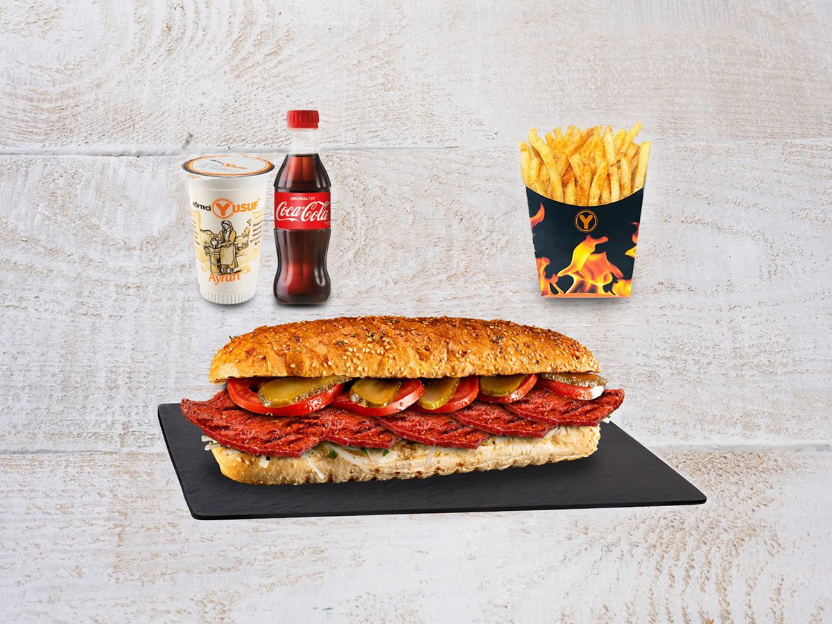 Dört Dörtlük Tam Porsiyon Ekmek Arası Sucuk Menü