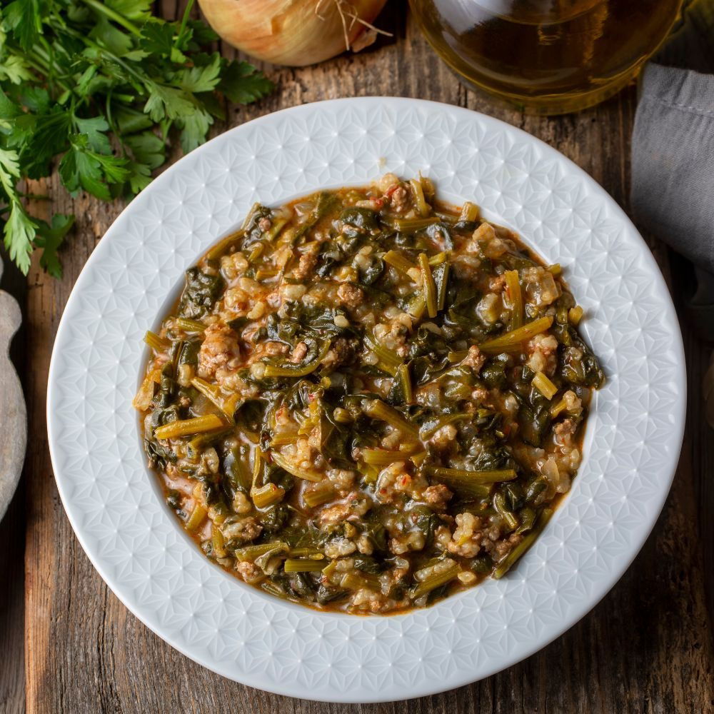 Ispanaklı Yemek