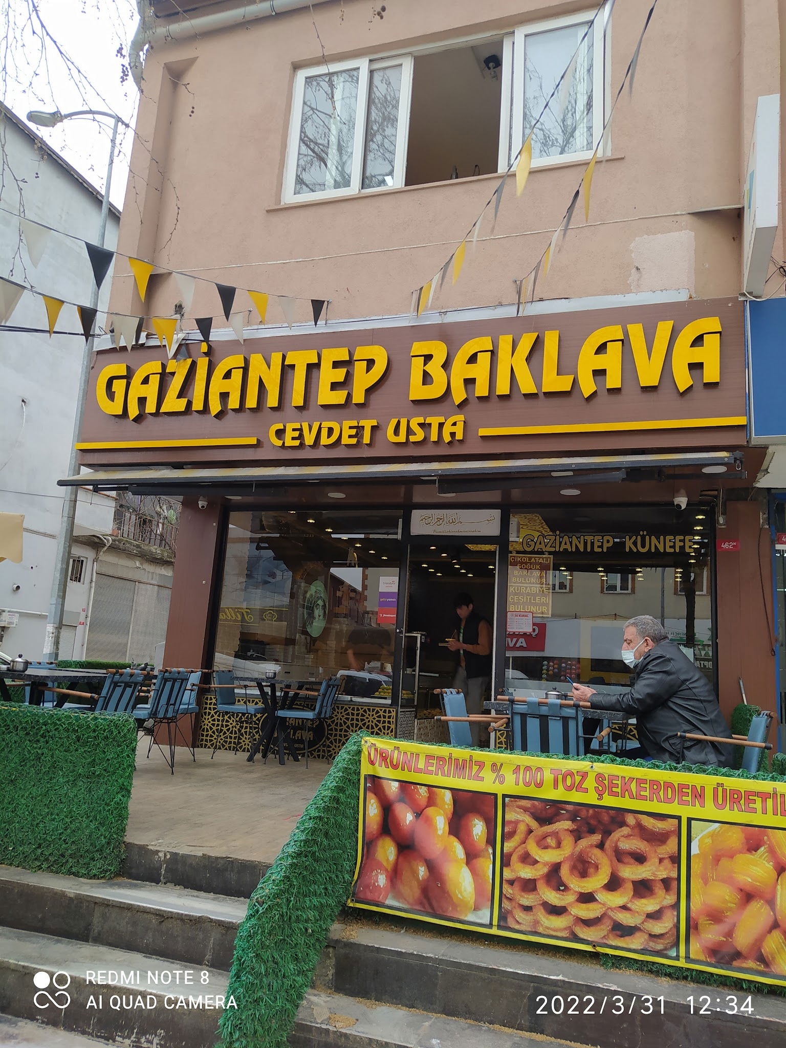 Gaziantep Baklava Yaşar Usta Mecidiye M.H Uzundere
